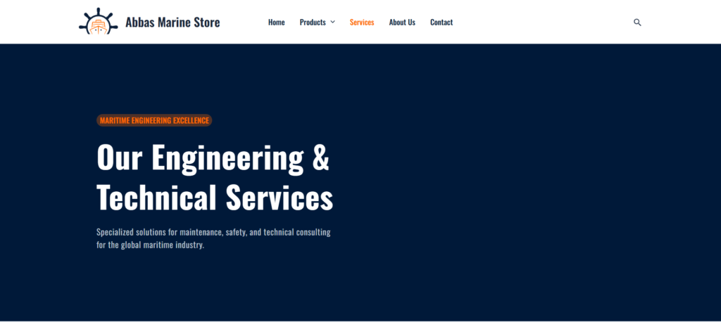 Services – Abbas Marine Store